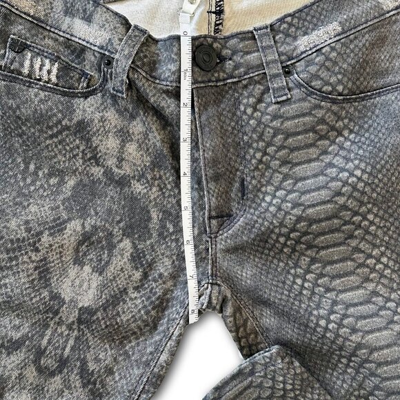 👖 Hudson Krista Skinny Jeans w/ Snakeskin Detail // Size 25 / EUC! - Picture 11 of 12
